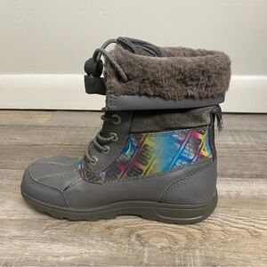 UGG Girl’s Butte Chromatic Winter Boots-size 2